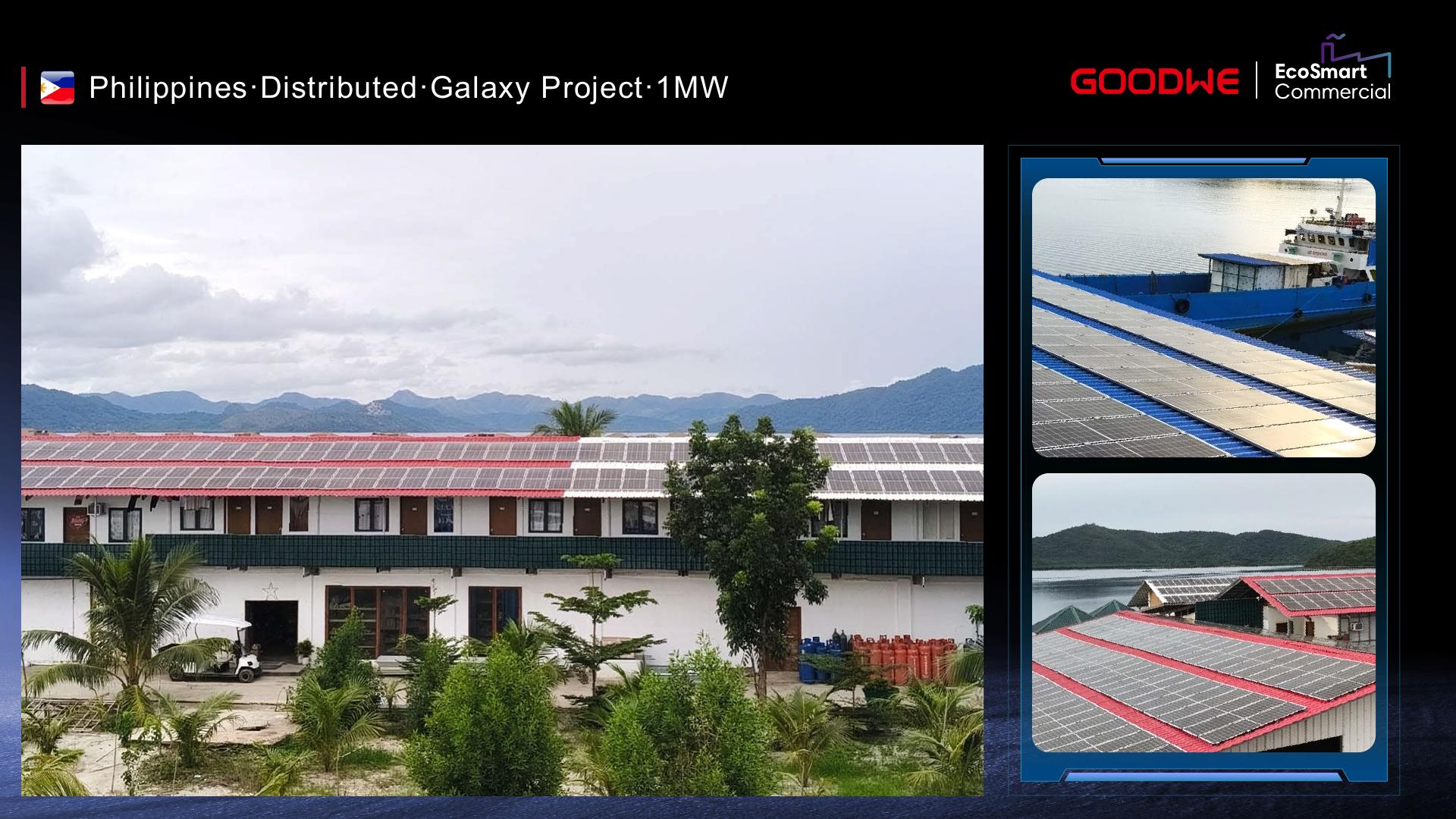 GoodWe 1 MW distributed Galaxy project in the Philippines